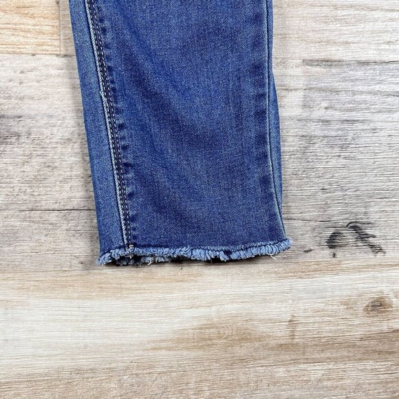 Papaya High-Rise Raw Hem Whisker Ripped Jeans Size 9 - Picture 7 of 7